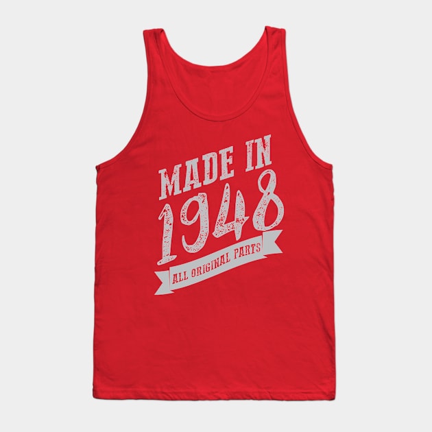 Made in 1948 all original part silver Tank Top by variantees